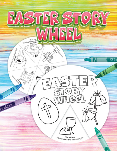 FREE Easter Story Wheel