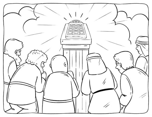 Gideon And The Ephod Coloring Page