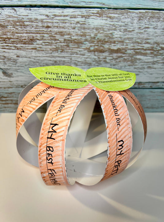 Gratitude Pumpkin Craft