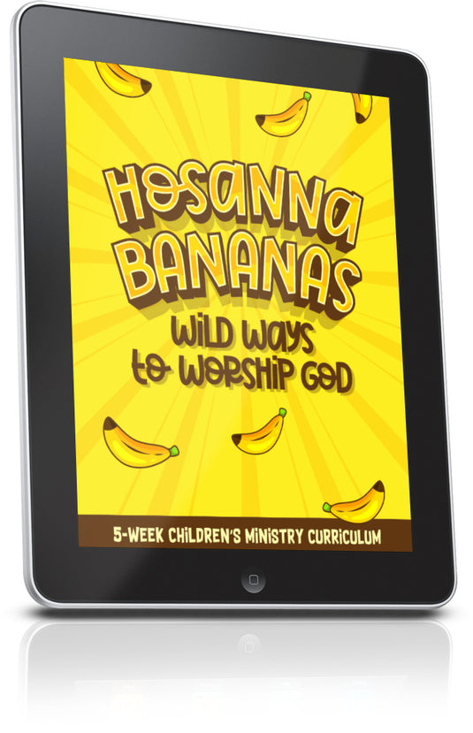 FREE Hosanna Bananas Sunday School Lesson
