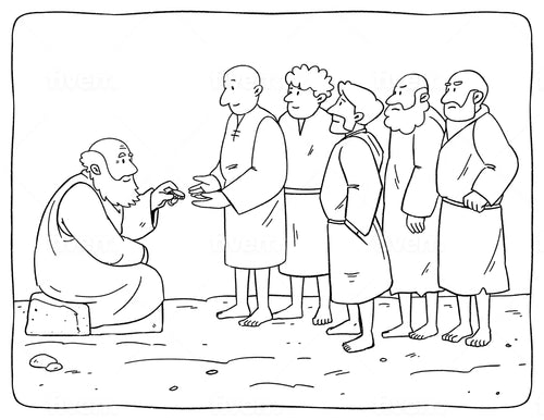 Parable Of Workers Coloring Page
