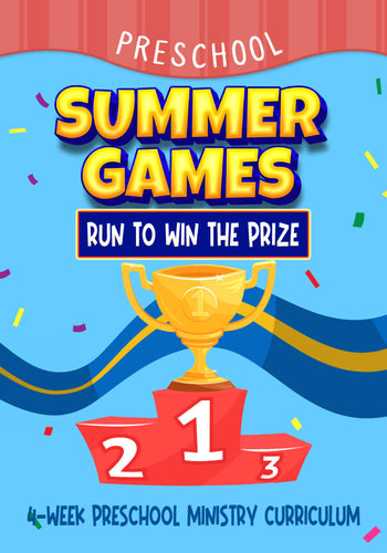 Summer Games 4-Week Preschool Ministry Curriculum
