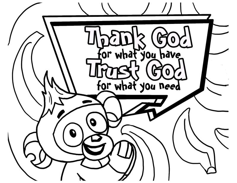 Thankfulness Coloring Pages 8-Pack