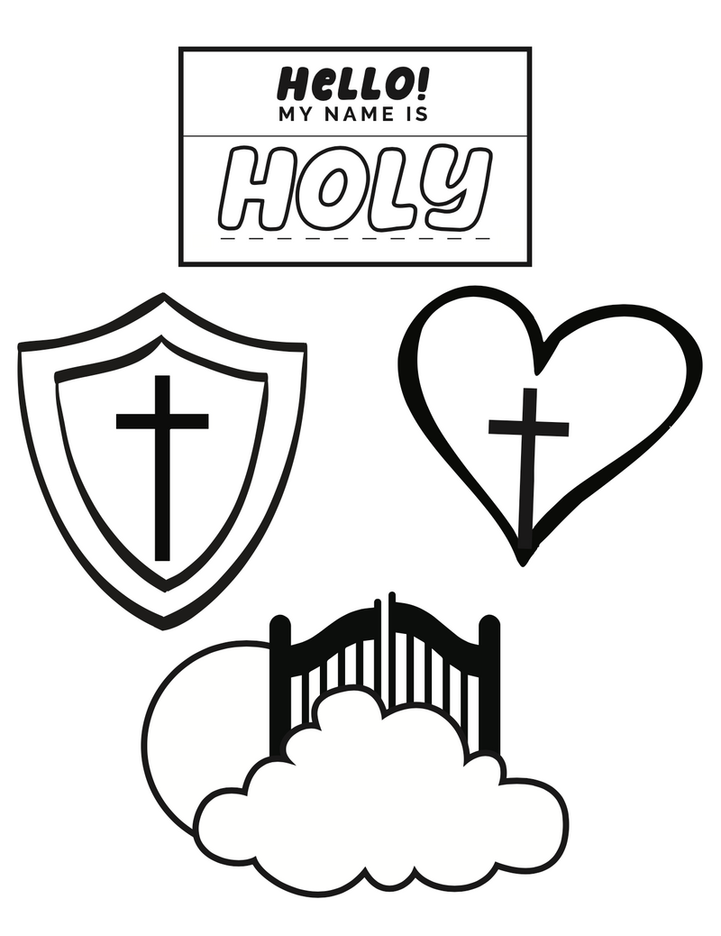 The Lord's Prayer Coloring Craft