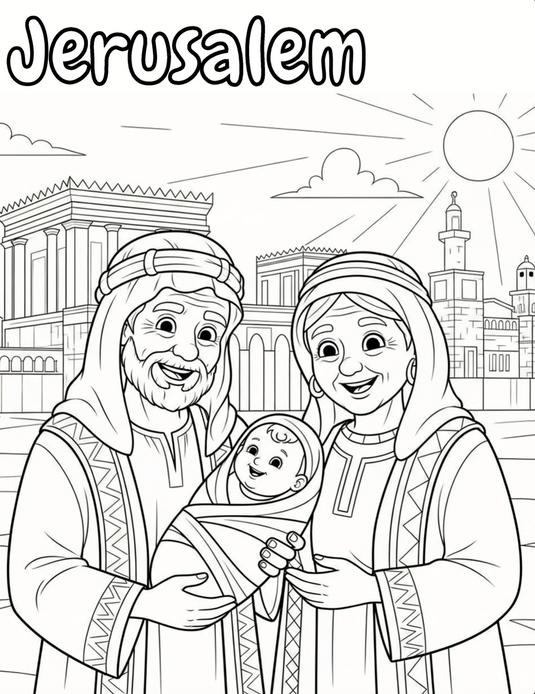 The Locations Of The Christmas Story Coloring Pages