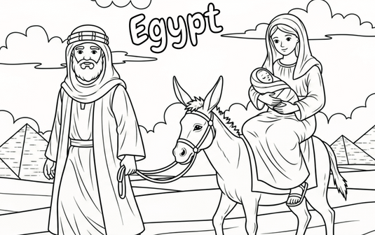 The Locations Of The Christmas Story Coloring Pages