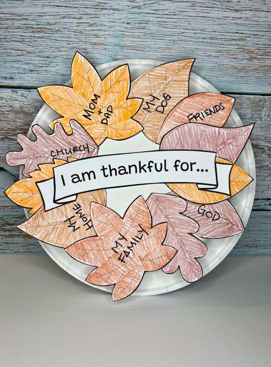 Thankfulness Wreath Craft