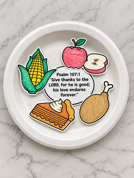 FREE Thanksgiving Dinner Craft