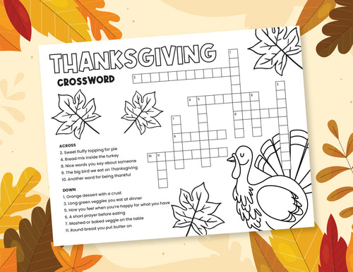 Thanksgiving Crossword