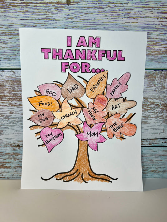 FREE Tree Of Gratitude Craft