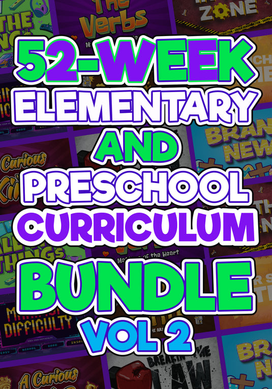 52-Week Elementary and Preschool Curriculum Bundle: Vol 2