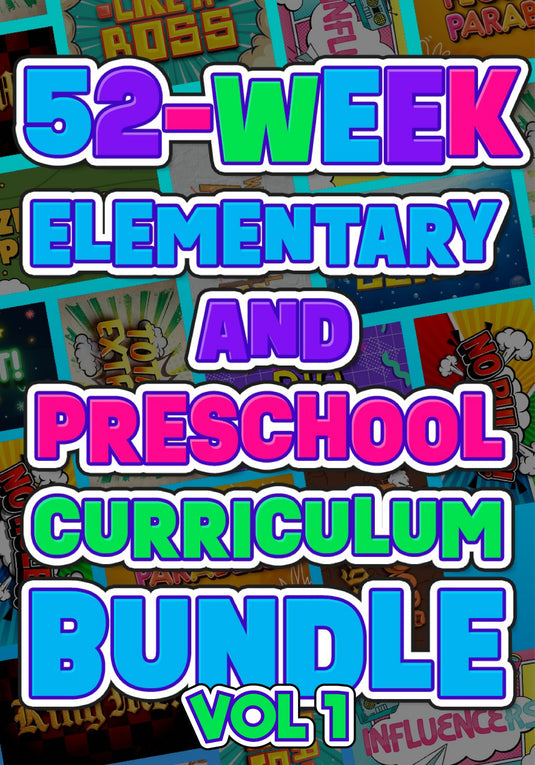 52-Week Elementary and Preschool Curriculum Bundle: Vol 1