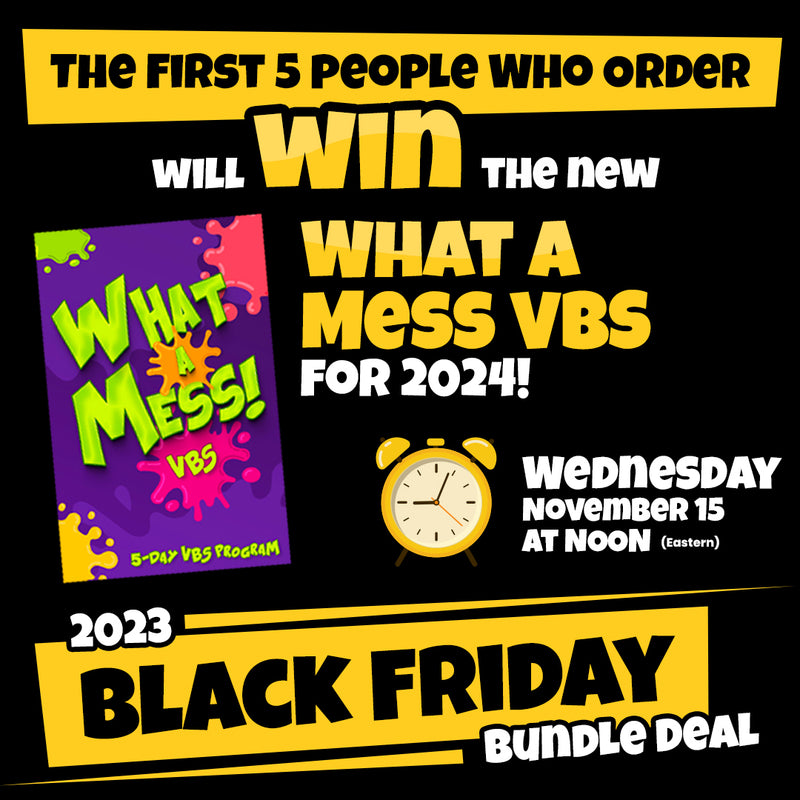 The 🔥 BIGGEST 2023 Black Friday Bundle 🔥 for Children's Ministry