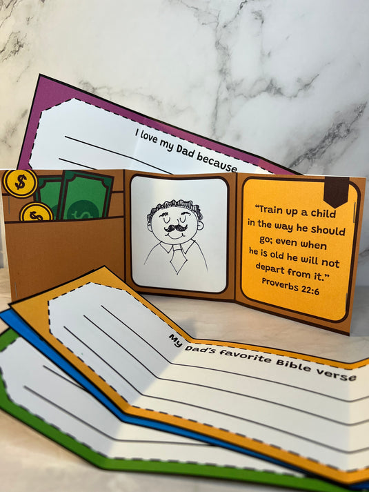 FREE Father's Day Wallet Craft