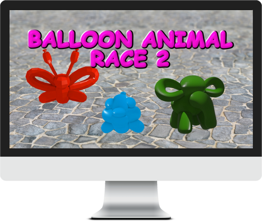 Balloon Animals Race 2 Game Video