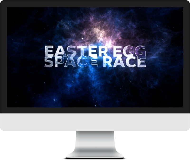 Easter Egg Space Race Church Game Video