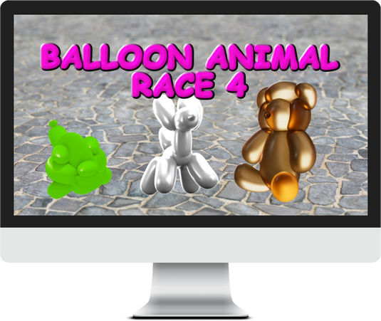 Balloon Animals Race 4 Game Video