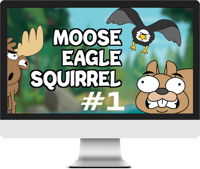 Moose, Eagle, Squirrel 1 Church Game Video