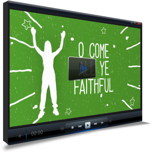 O Come All Ye Faithful Worship Video For Kids