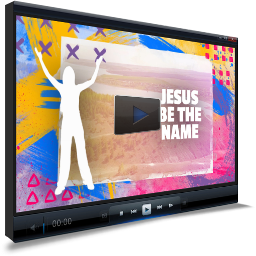 Jesus Be The Name Worship Video For Kids