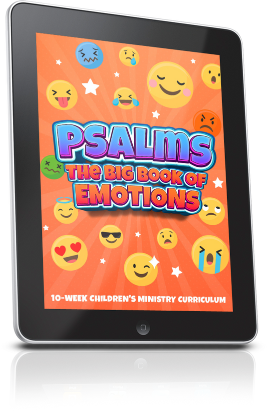 FREE Psalms: The Big Book Of Emotions Sunday School Lesson