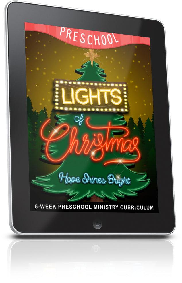 FREE Lights Of Christmas Preschool Ministry Lesson - Children's Ministry Deals