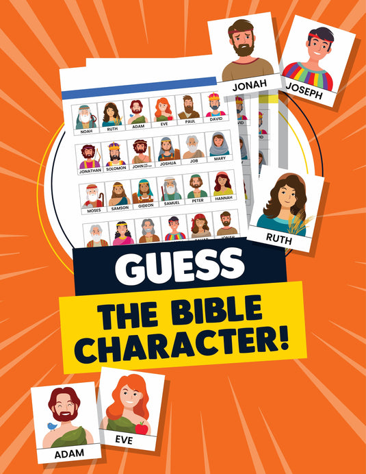 Guess The Bible Character Game Children's Ministry Deals