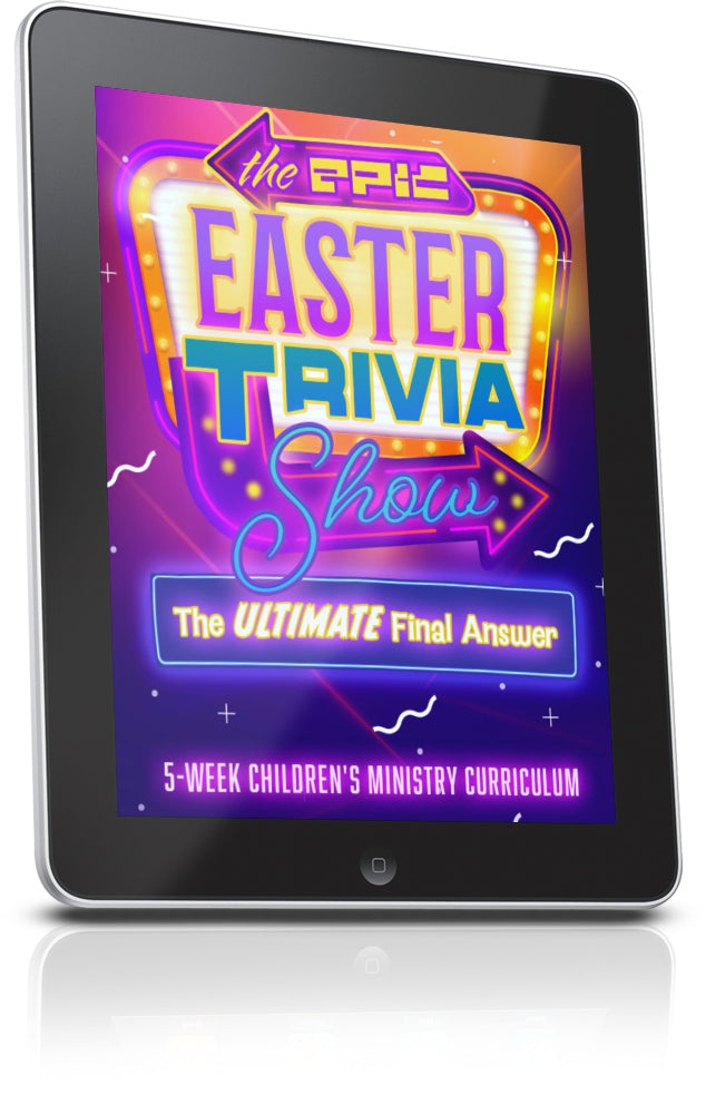 FREE Epic Easter Trivia Show Sunday School Lesson