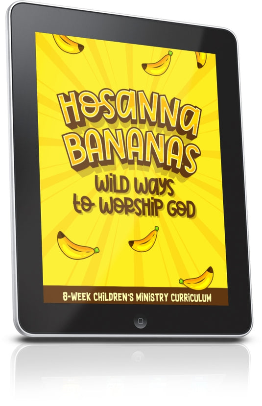 FREE Hosanna Bananas Sunday School Lesson