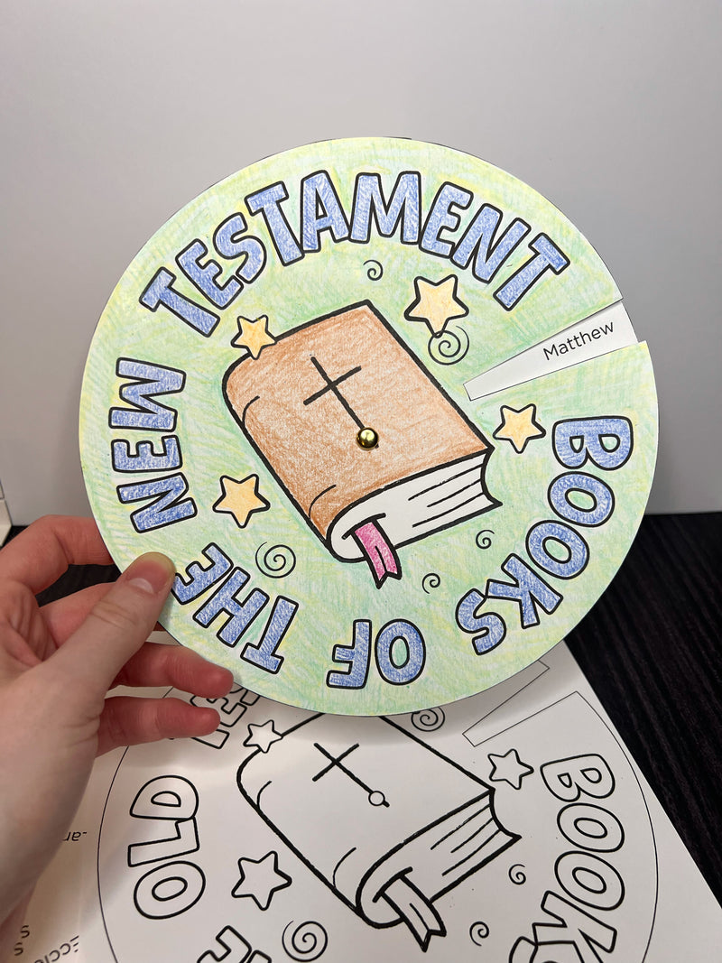 Load image into Gallery viewer, FREE Books Of The Bible Wheel
