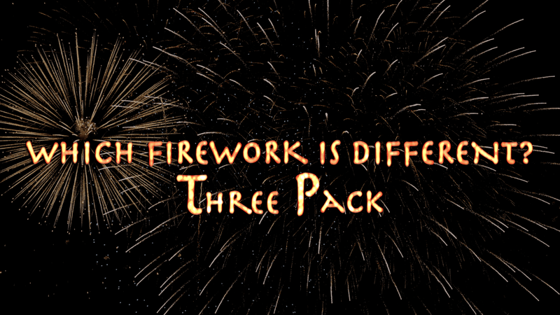 Which Firework Is Different? Game Pack - Children's Ministry Deals