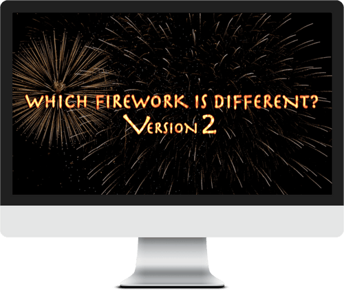 Which Firework Is Different? Version 2 Game Video - Children's Ministry Deals