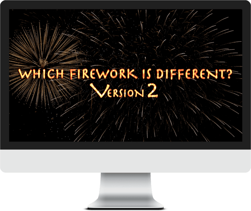 Which Firework Is Different? Version 2 Game Video - Children's Ministry Deals