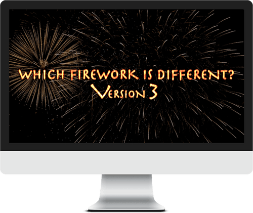 Which Firework Is Different? Version 3 Game Video - Children's Ministry Deals