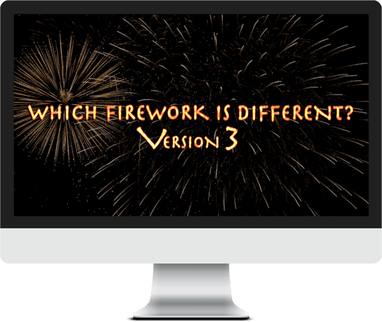 Which Firework Is Different? Version 3 Game Video - Children's Ministry Deals
