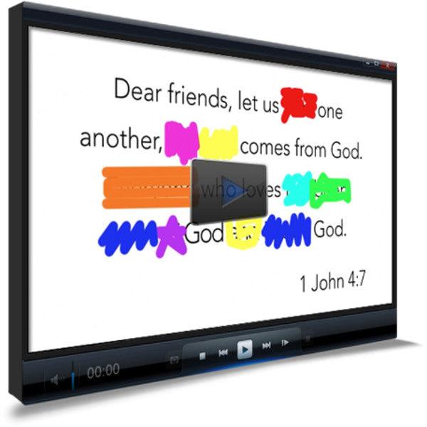 1 John 4:7 Memory Verse Video