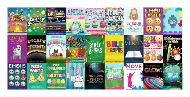 Load image into Gallery viewer, 2023 Jelly Bean Children&#39;s Ministry Curriculum Bundle - Children&#39;s Ministry Deals
