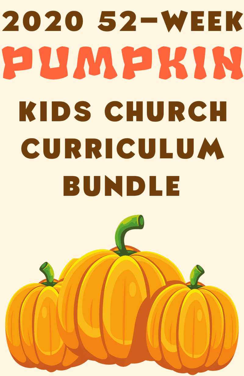 52-Week PUMPKIN Curriculum Bundle - Children's Ministry Deals
