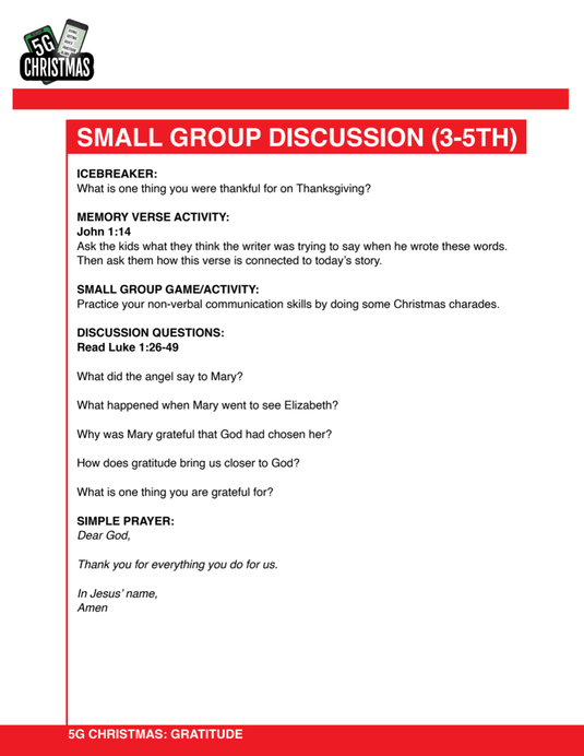 5G Christmas 4-Week Children's Ministry Curriculum - Children's Ministry Deals