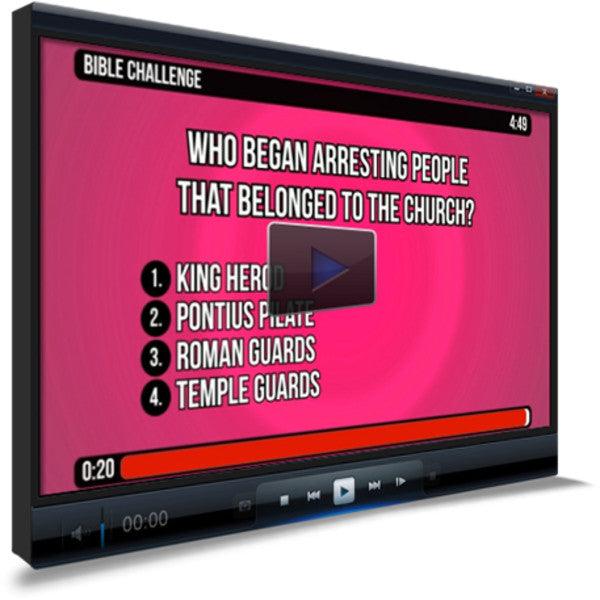 Acts 12:1-24 Bible Trivia for Kids