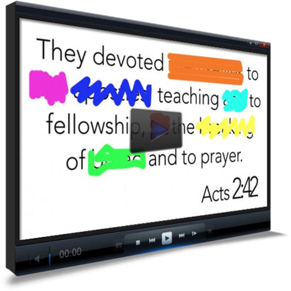 Acts 2:42 Memory Verse Video
