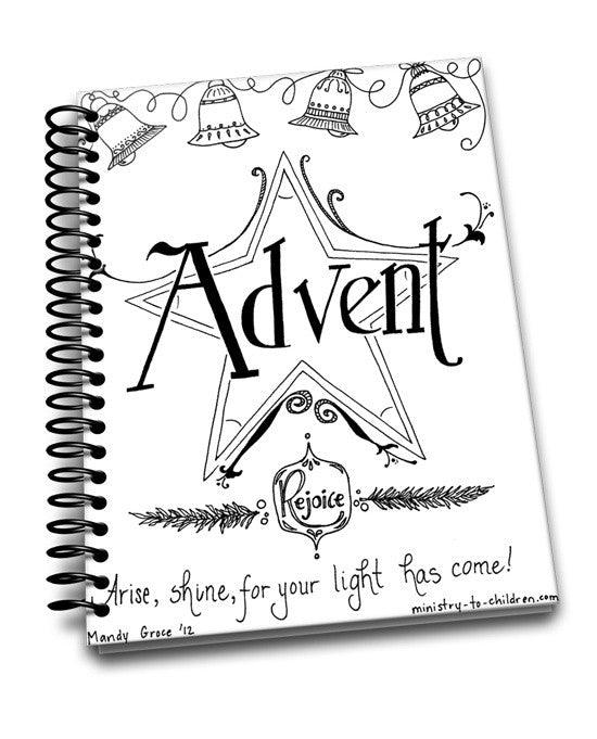 FREE Advent Story Coloring Book