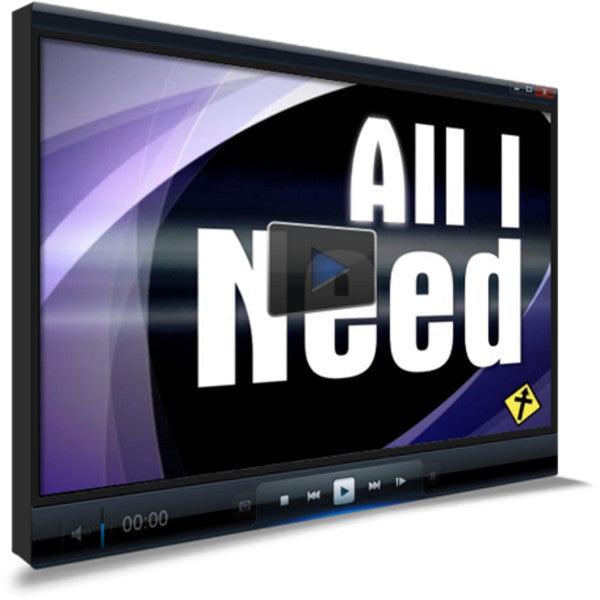 All I Need Worship Video