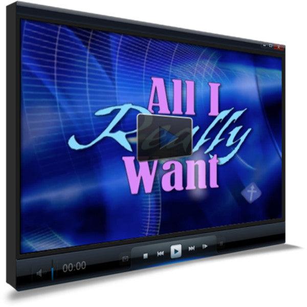 All I Really Want Worship Video