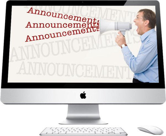 Announcements Children's Church Graphic