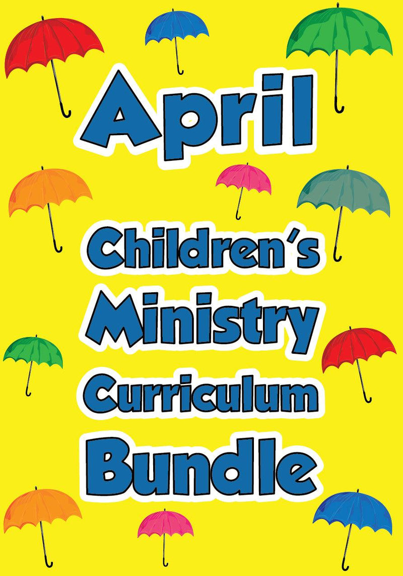 April Children's Ministry Curriculum Bundle - Children's Ministry Deals