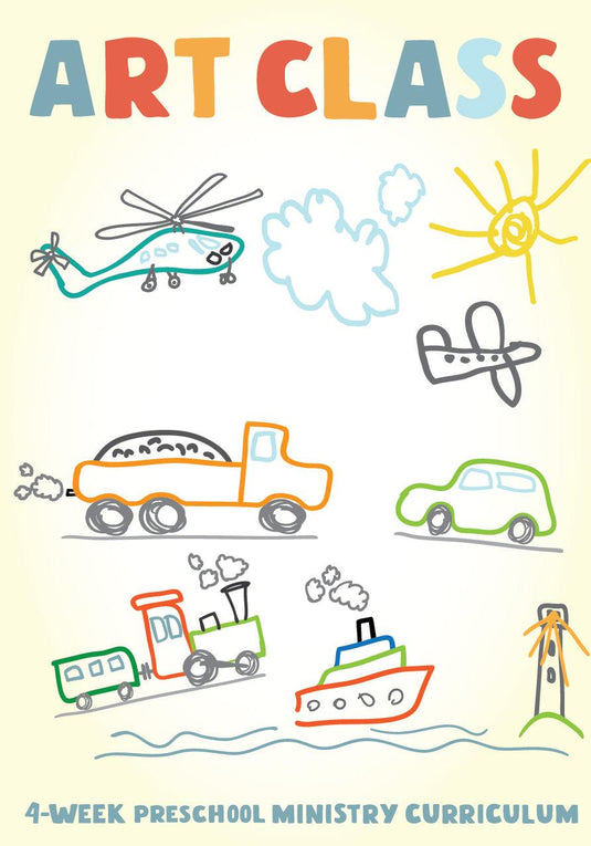 Art Class 4-Week Preschool Ministry Curriculum 