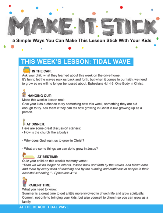 At The Beach 8-Week Children's Ministry Curriculum - Children's Ministry Deals