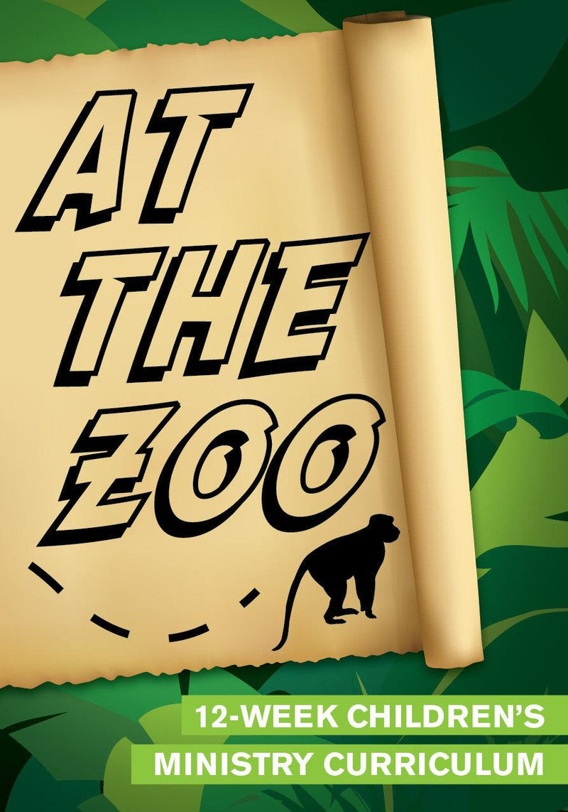 Load image into Gallery viewer, At The Zoo 12-Week Children&#39;s Ministry Curriculum

