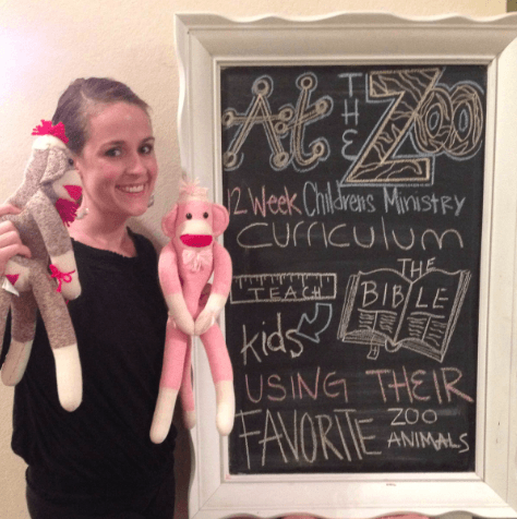 Load image into Gallery viewer, At The Zoo 12-Week Children&#39;s Ministry Curriculum
